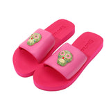 Pantoletten Mooilo Totenkopf Pink