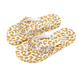 Flip Flops Mooilo Leo weiß-Gold