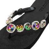 Mooilo Flip-Flop black Rainbow