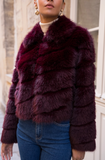 Fell-Jacke bordeaux