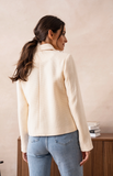 Schlichte Tweed Jacke