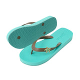Flip Flops Mooilo mit Seestern türkis
