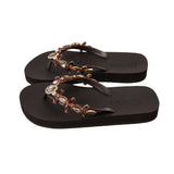 Mooilo Flip-Flop Dora dunkebraun