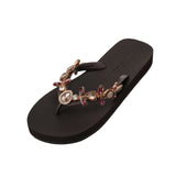 Mooilo Flip-Flop Dora dunkebraun