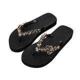 Mooilo Flip-Flop Rose schwarz-gold