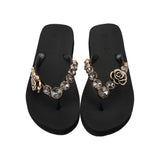 Mooilo Flip-Flop Rose schwarz-gold